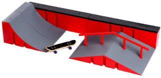 Rampe avec skateboard, Enlèvement, Comme neuf