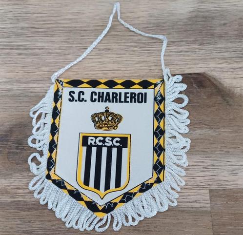 Baniertje Royal Charleroi S.C., Verzamelen, Sportartikelen en Voetbal, Zo goed als nieuw, Vaantje of Sjaal, Ophalen of Verzenden