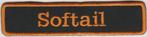 Harley Davidson Softail stoffen opstrijk patch embleem #1, Verzenden, Nieuw