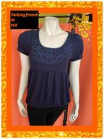 Top dames M. Talking French, Maat 38/40 (M), Talking French, Blauw, Ophalen of Verzenden