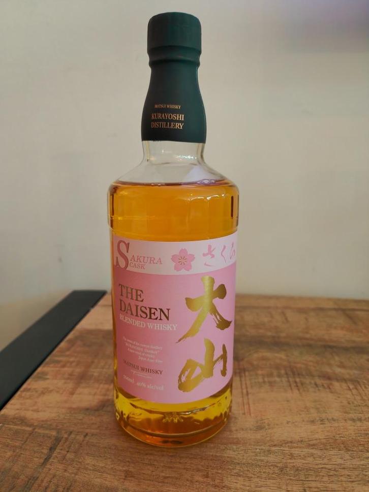 The Daisen Sakura Cask -Matsui Blended Whisky Kurayoshi 40%, Verzamelen, Wijnen, Nieuw, Overige typen, Overige gebieden, Vol, Ophalen of Verzenden