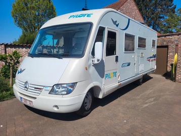 Mobilhome Mercedes Sprinter opbouw Pilote Galaxy 881, Caravans en Kamperen, Mobilhomes, Diesel, Particulier, Tot en met 4, Mercedes-Benz