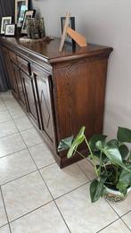 Eikenhouten dressoir, Gebruikt, 150 tot 200 cm, Eikenhout, 25 tot 50 cm