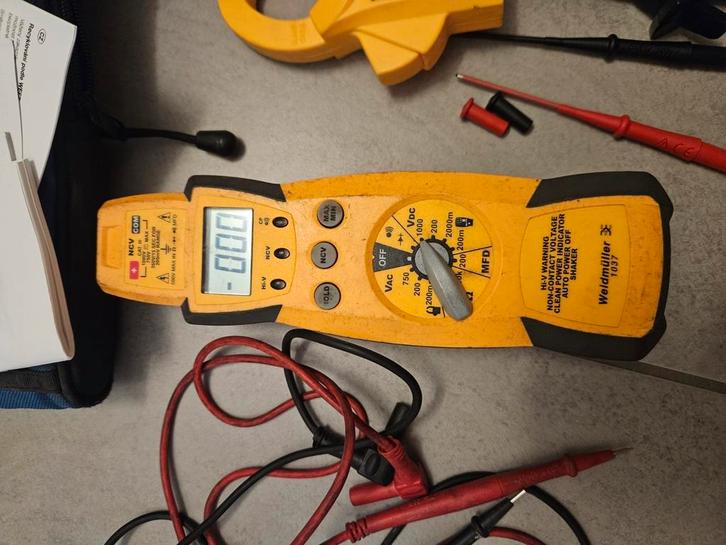 Multimetre digitale weidmüller 1037, Doe-het-zelf en Bouw, Meetapparatuur, Gebruikt, Accessoires, Ophalen