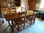 Salle à manger complète massif, Maison & Meubles, Enlèvement ou Envoi, Comme neuf