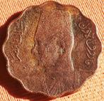 EGYPTE: 5 MILLIEMES 1943 AH 1362 KM 360, Postzegels en Munten, Munten | Afrika, Ophalen of Verzenden, Egypte, Losse munt
