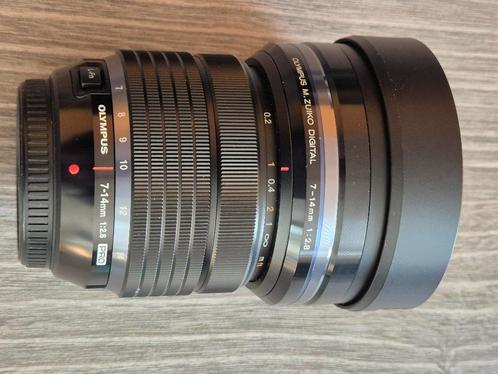 Olympus 7-14 f2.8 pro, Audio, Tv en Foto, Foto | Lenzen en Objectieven, Zo goed als nieuw, Groothoeklens, Zoom, Ophalen of Verzenden