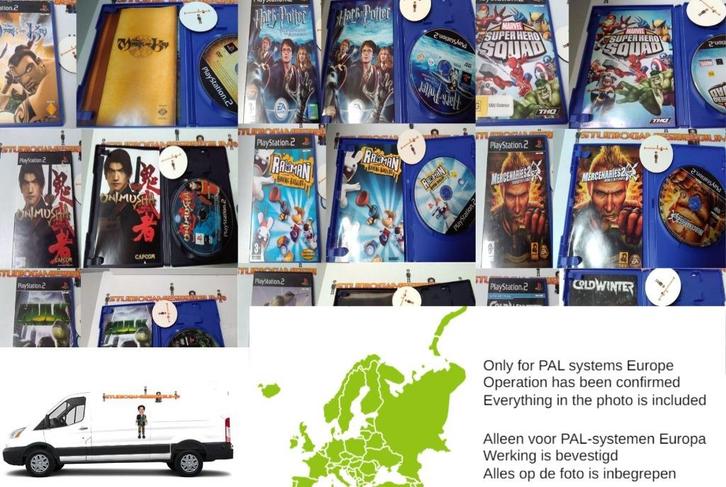 Playstation 2 collection game europe versie  japan versie, Games en Spelcomputers, Games | Sony PlayStation 2, Gebruikt, Overige genres
