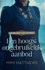 EEN HOOGST ONGEBRUIKELIJK AANBOD Mimi Matthews, Enlèvement ou Envoi, Comme neuf, Europe autre, Mimi Matthews