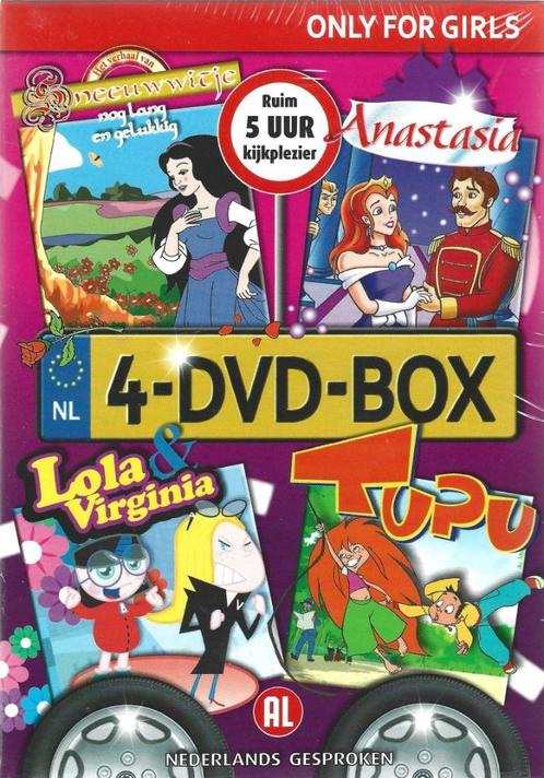 only for girls, Cd's en Dvd's, Dvd's | Tekenfilms en Animatie, Nieuw in verpakking, Europees, Tekenfilm, Boxset, Alle leeftijden
