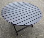 Tuintafel, Tuin en Terras, Tuintafels, Ophalen, Gebruikt, Rond, Hout