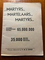 Zeldzame publicatie pamflet 1945 concentratiekampen, Enlèvement ou Envoi