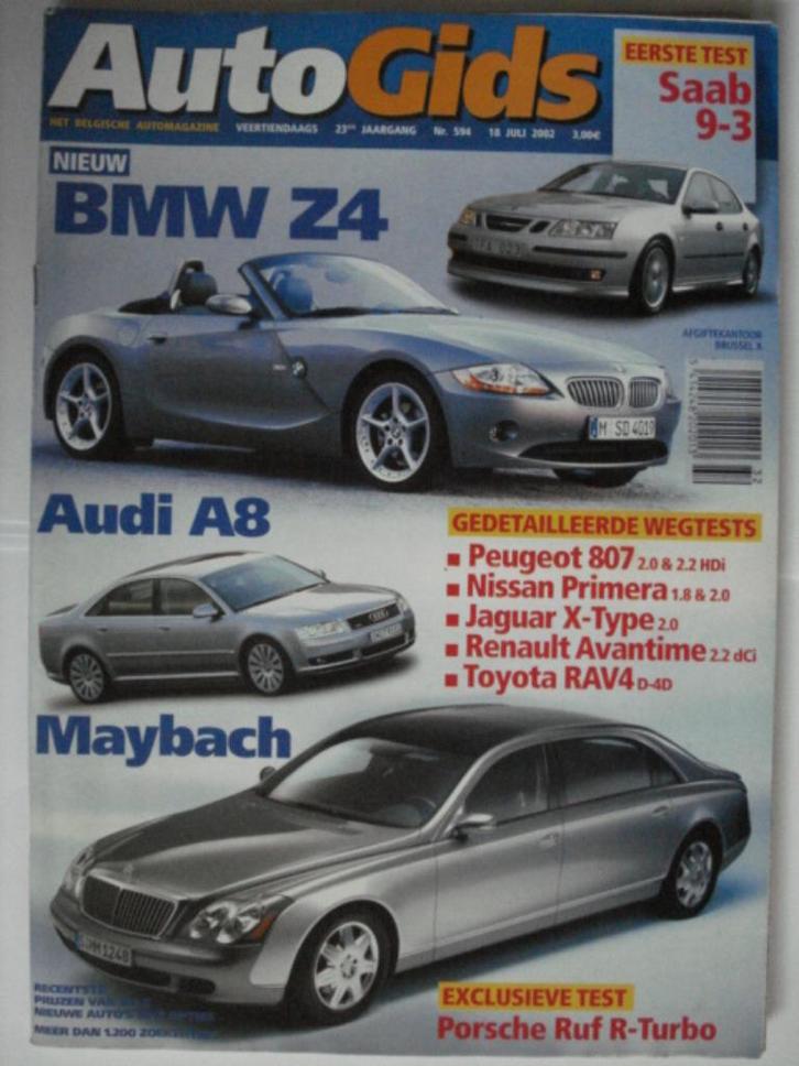 AutoGids 594, Boeken, Auto's | Folders en Tijdschriften, Gelezen, Algemeen, Verzenden