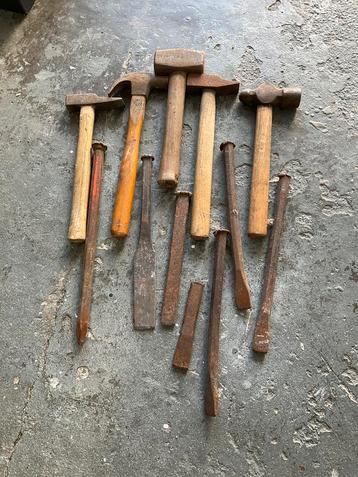 Hamers en beitels, Doe-het-zelf en Bouw, Gereedschap | Handgereedschap, Ophalen, Zo goed als nieuw