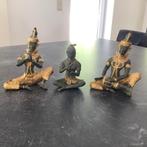 Statuettes Bouddha Thaï en bronze, Antiek en Kunst, Kunst | Beelden en Houtsnijwerken, Ophalen of Verzenden