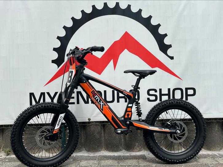 Elektrische motorfiets 4mx 18inch 7-12 jaar MX BMX, Fietsen en Brommers, Fietsen | Crossfietsen en BMX, Nieuw, 16 tot 20 inch