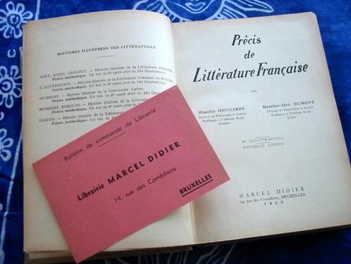 1953 Précis de Littérature Française (Librairie Didier), Livres, Littérature, Comme neuf, Belgique, Enlèvement ou Envoi