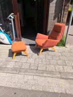 Zetel met voeten bankje, Huis en Inrichting, Ophalen, Gebruikt