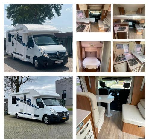 Zeer nette rimor katamarano met queenbed ! En hefbed, Caravans en Kamperen, Mobilhomes, Particulier, Half-integraal, tot en met 5