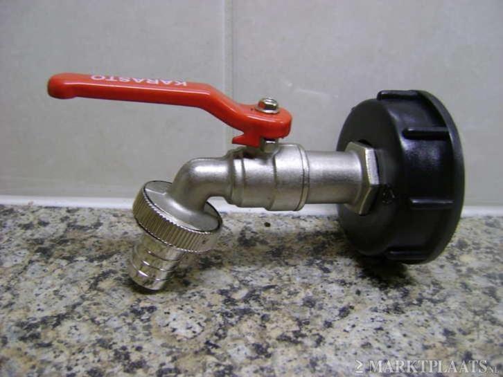 Nieuw Kranen verloopstukken voor ibc 1000 L vaten watervaten, Tuin en Terras, Regentonnen, Nieuw, Ophalen of Verzenden