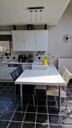 witte complete keuken met toestellen, Huis en Inrichting, Ophalen, Gebruikt, Wit