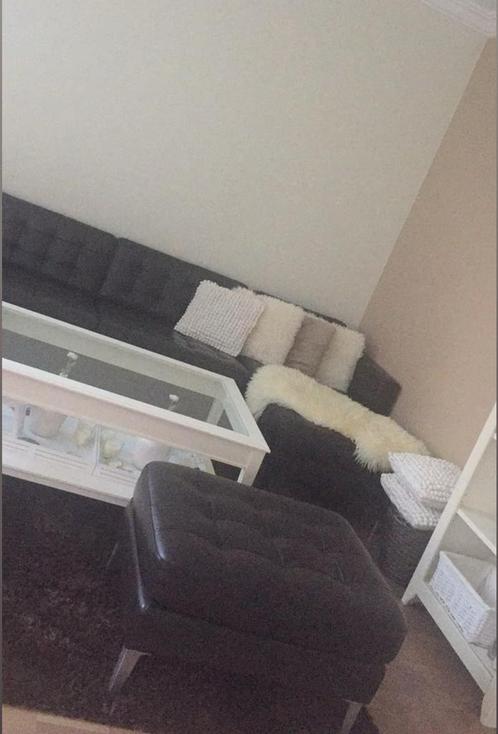 Ikea lederen zetel landskrona hoekbank, Huis en Inrichting, Zetels | Zetels en Chaises Longues, Gebruikt, Overige maten, 300 cm of meer