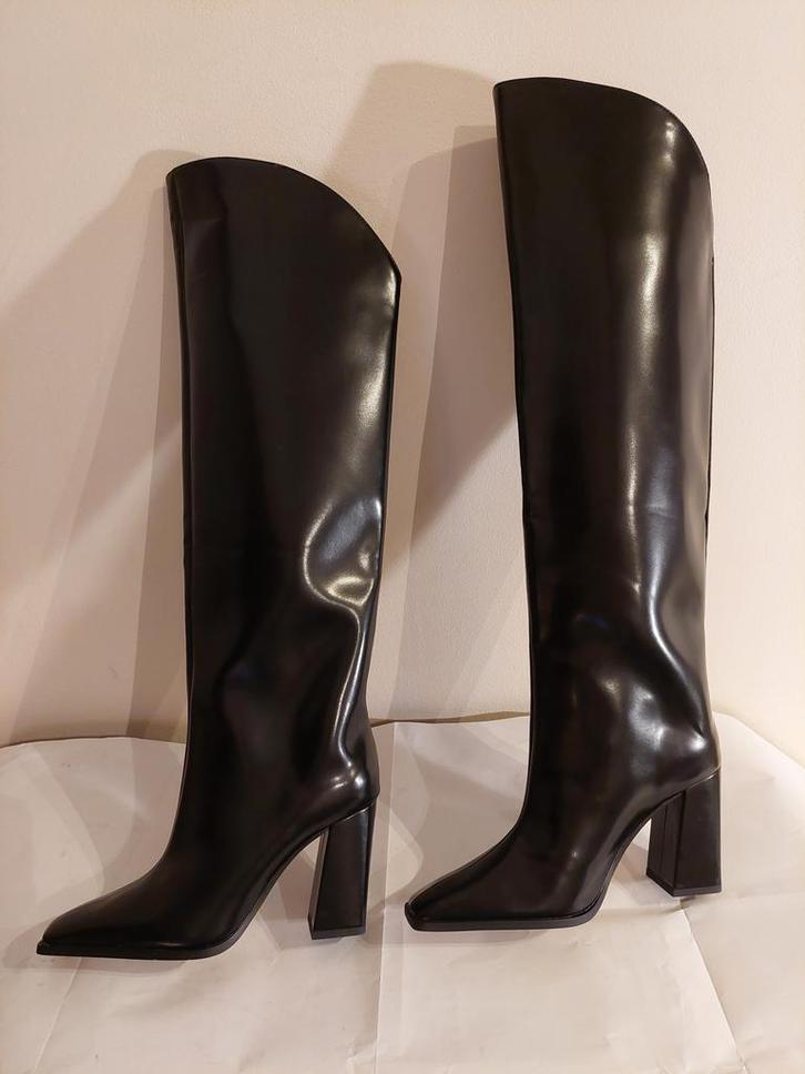 735C* H&M sexy nieuwe zwarte hoge laarzen (37), Kleding | Dames, Schoenen, Nieuw, Hoge laarzen, Zwart, Verzenden