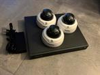 8 ch Videorecorder kit Vivotek, 3 x IP camera 2MP, Binnencamera, Gebruikt, Ophalen