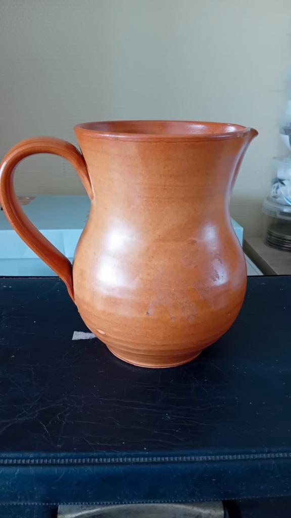 Mooie kruik 16cm H 13B, Huis en Inrichting, Woonaccessoires | Vazen, Zo goed als nieuw, Ophalen of Verzenden