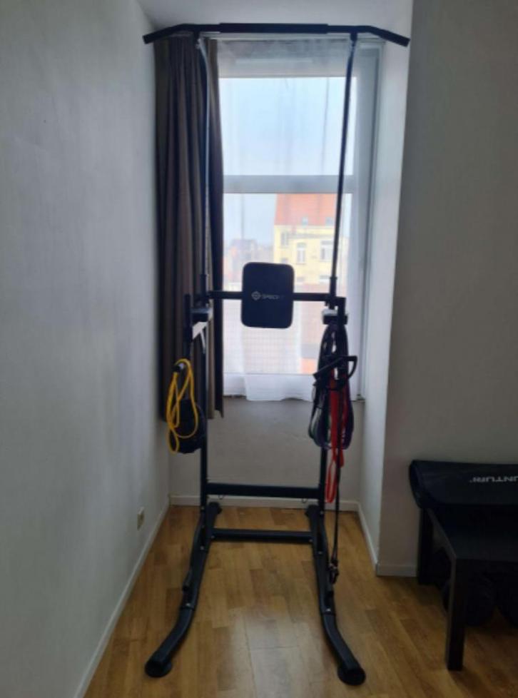 Pull up rack, Sport en Fitness, Fitnessapparatuur, Zo goed als nieuw, Krachtstation, Armen, Borst, Buik, Rug, Metaal, Ophalen