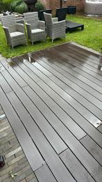 Terras van 4.30 x 2.90.  Kunsthout.  Compleet, Tuin en Terras, Ophalen, Zo goed als nieuw, Composiet
