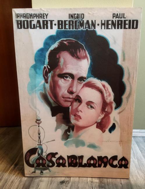 Toile du film Casablanca : En bon état, Collections, Cinéma & Télévision, Utilisé, Film, Enlèvement ou Envoi