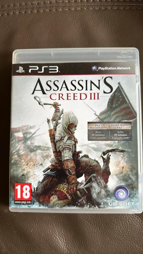 Assassins Creed III (Bonus Edition) PS3, Games en Spelcomputers, Games | Sony PlayStation 3, Zo goed als nieuw, Overige genres