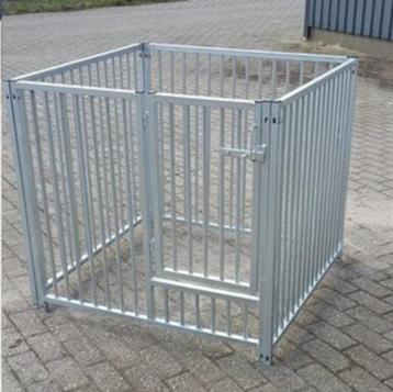 Caisse pour chien Kennel Dog Run/panneau galvanisé !, Enlèvement ou Envoi, Neuf