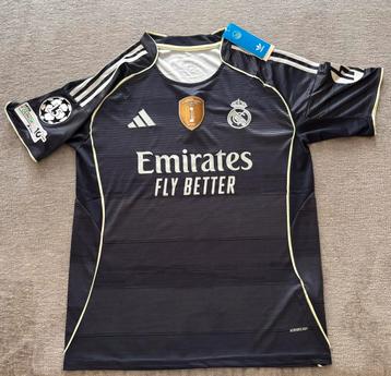 Real Madrid 25/26 away shirt champions league versie beschikbaar voor biedingen