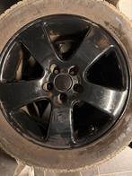 Volledige set zwarte velgen R15, Ophalen, Gebruikt, 15 inch, Banden en Velgen