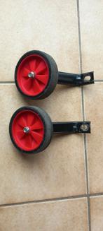 Zijwieltjes zwart rood, Ophalen of Verzenden, Zo goed als nieuw, Minder dan 16 inch, Zijwieltjes