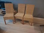 Rieten stoelen, Huis en Inrichting, Stoelen, Ophalen, Zo goed als nieuw