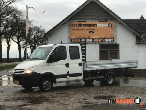 Iveco Daily 35C12 2.3 HPI DC 7-Pers Pick-Up Open Laadbak L4, Auto's, Bestelwagens en Lichte vracht, Bedrijf, ABS, Centrale vergrendeling