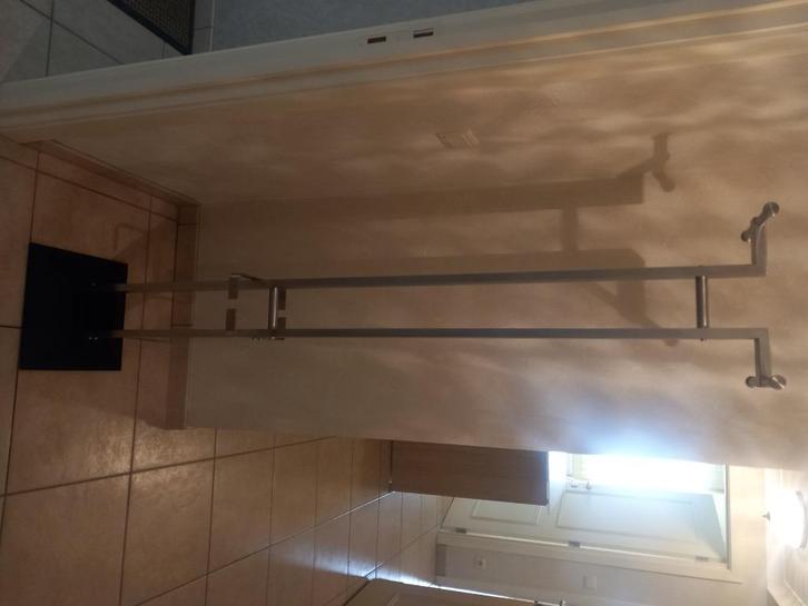 Stijvolle staande kapstok mat RVS van het merk ZACK., Huis en Inrichting, Woonaccessoires | Kapstokken, Zo goed als nieuw, Staande kapstok