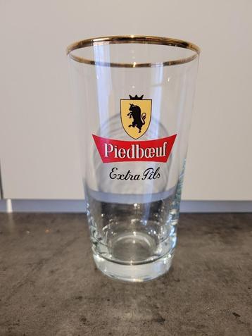 ancien verre de bière 33 cl piedboeuf extra pils N2 disponible aux enchères