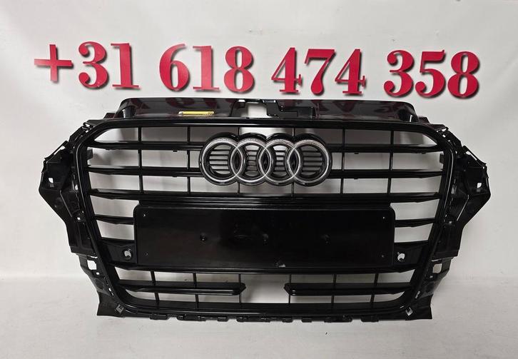 Grill Audi A3 8V Origineel Grille ACC 8V5853651A bj.2012-201, Auto-onderdelen, Carrosserie, Bumper, Voor, Gebruikt, Herkomst onderdeel bekend