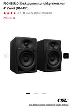 PIONEER DJ Desktopmonitorluidsprekers van 4" Zwart (DM-40D), Ophalen, Zo goed als nieuw