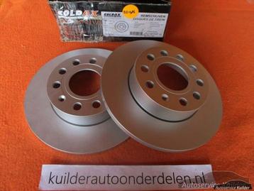 Remschijven  achter Audi A3 Seat Altea VW Golf 5/6 Coldax Ni