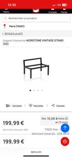 Support enceintes bibliothèque Norston neuf, Audio, Tv en Foto, Ophalen, Nieuw, Overige typen, Overige merken