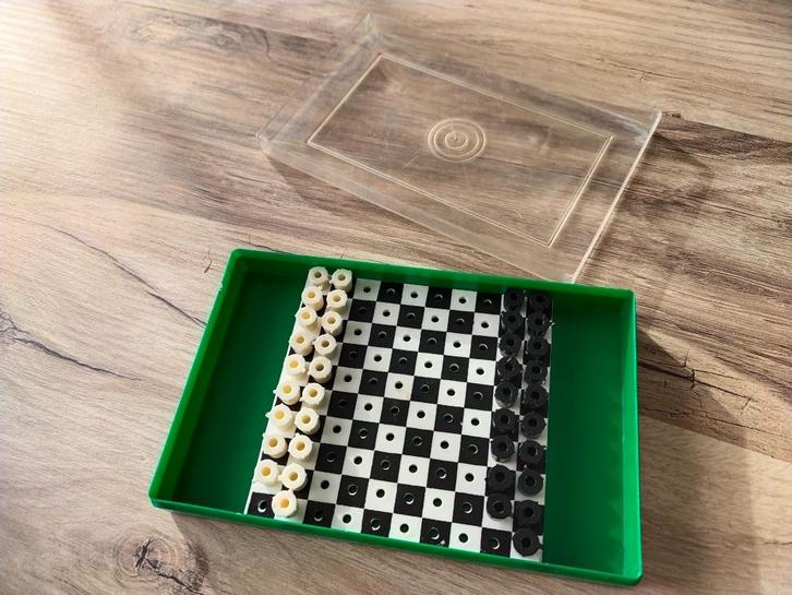 Jeu de voyages "Dames" – 2 joueurs (vintage), Hobby en Vrije tijd, Gezelschapsspellen | Bordspellen, Gebruikt, Een of twee spelers