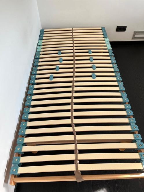 1-persoons bedbodem, lattoflex mét poten, Huis en Inrichting, Slaapkamer | Matrassen en Bedbodems, Gebruikt, Bedbodem, 90 cm, 200 cm