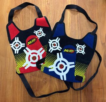 Gilets de tir NERF - Lot de 2 (Rouge et Bleu) beschikbaar voor biedingen