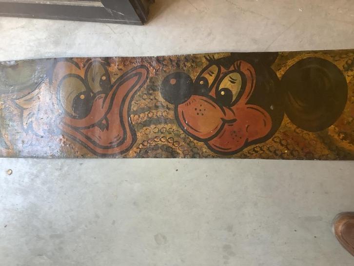 Heel oud kermisbord, Antiek en Kunst, Antiek | Overige Antiek, Ophalen