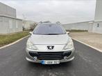 Peugeot 307 SW 2.0i Benzine ** 7 PLAATS ** !!, Te koop, Zilver of Grijs, Benzine, Break